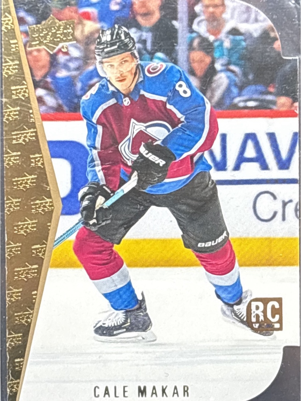 Upper Deck Cale Makar Rookie Hockey Trading Card